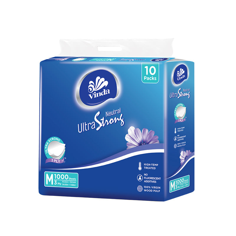 (Size: M) 100sheets 3ply Soft Pack Facial Tissue