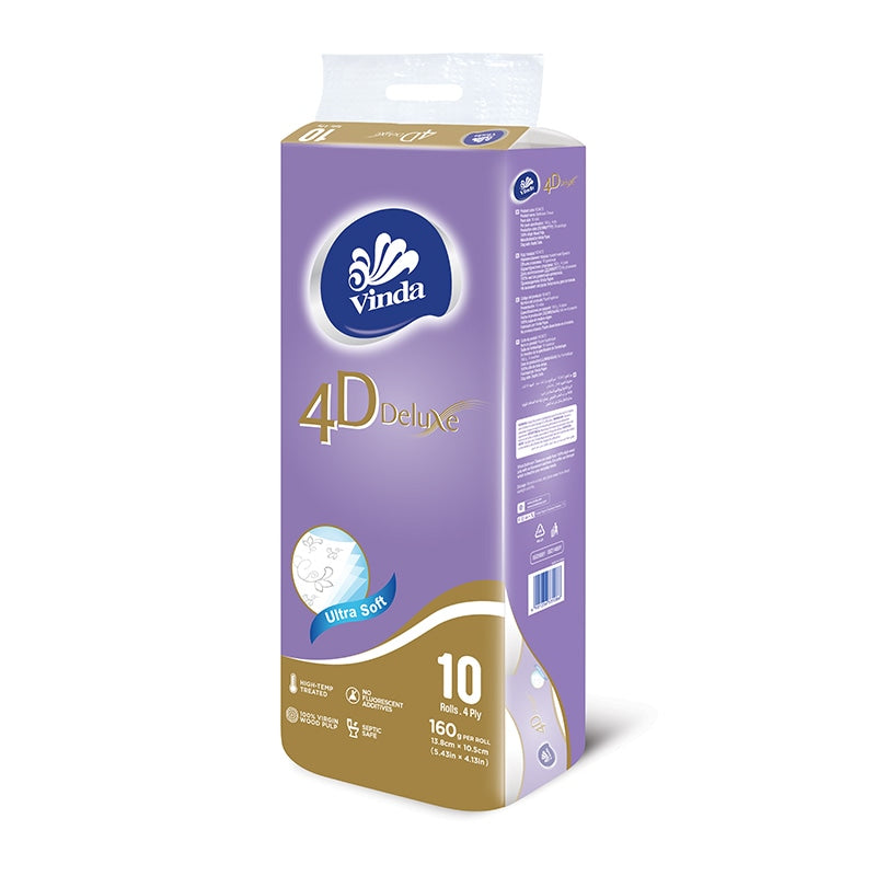 Vinda 4D Deluxe 160g 4ply Bathroom Tissue