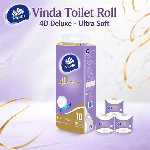 Vinda 4D Deluxe 160g 4ply Bathroom Tissue