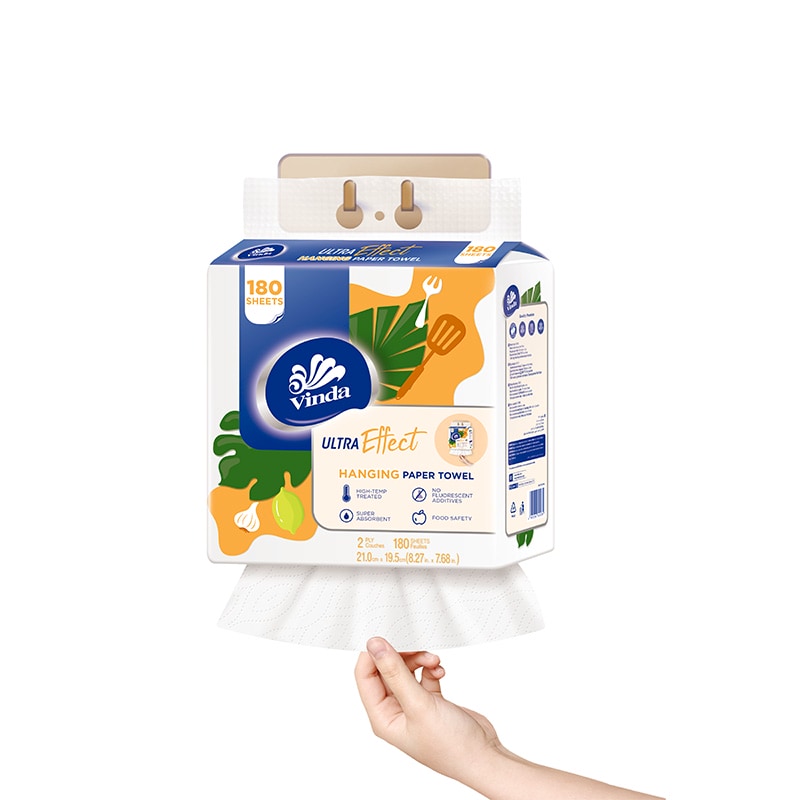 Vinda Ultra Effect 180 sheets 2ply Hanging Paper Towel