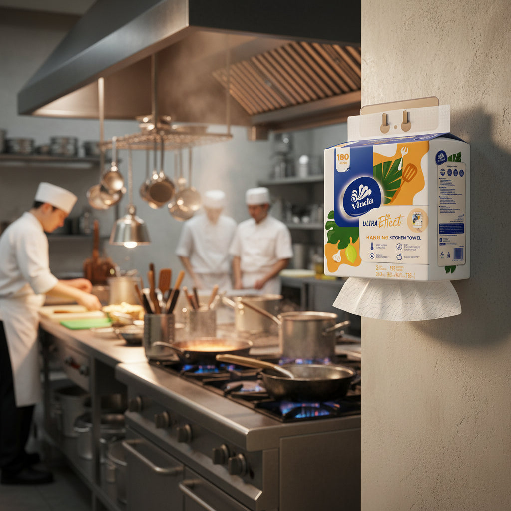 Vinda Ultra Effect 180 sheets 2ply Hanging Paper Towel