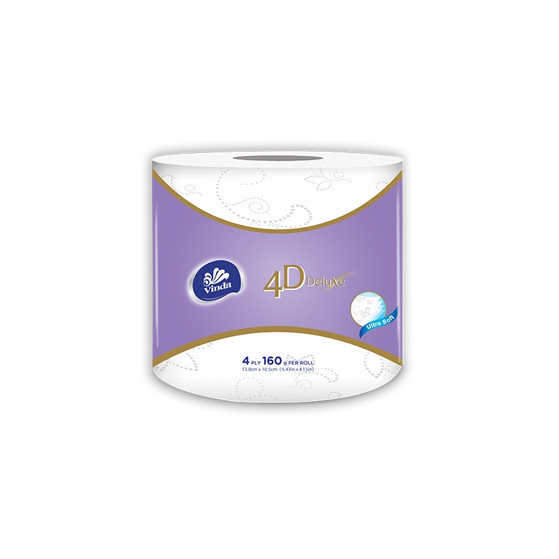 Vinda 4D Deluxe 160g 4ply Bathroom Tissue