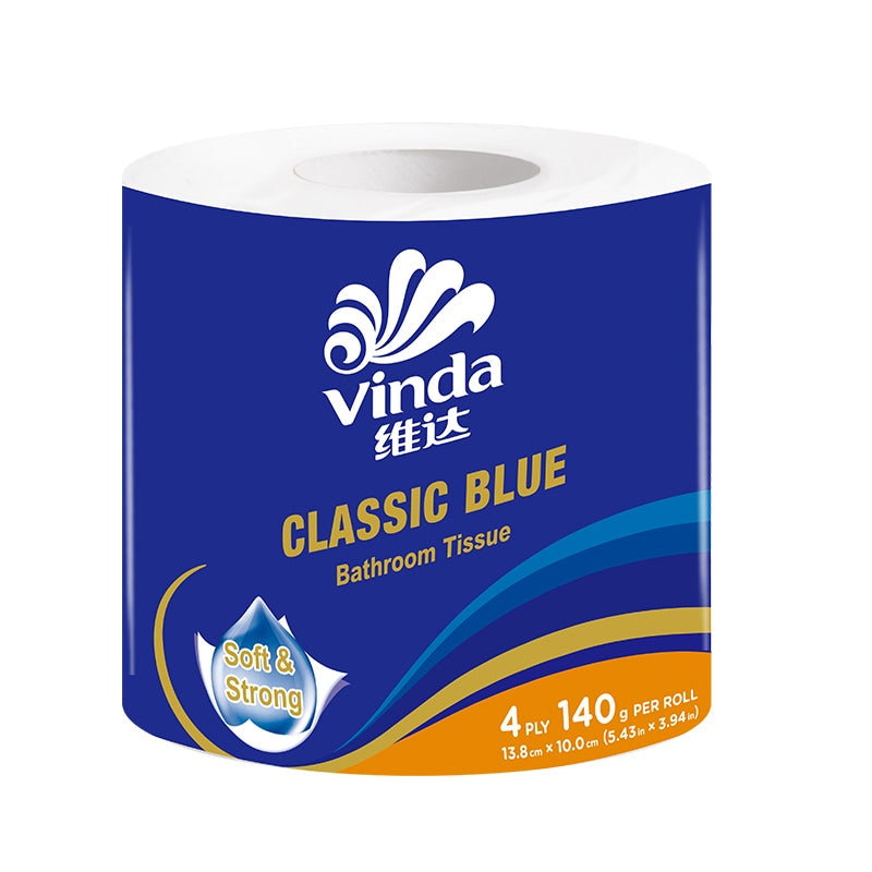 Vinda Classic Blue 140g 4ply Bathroom Tissue