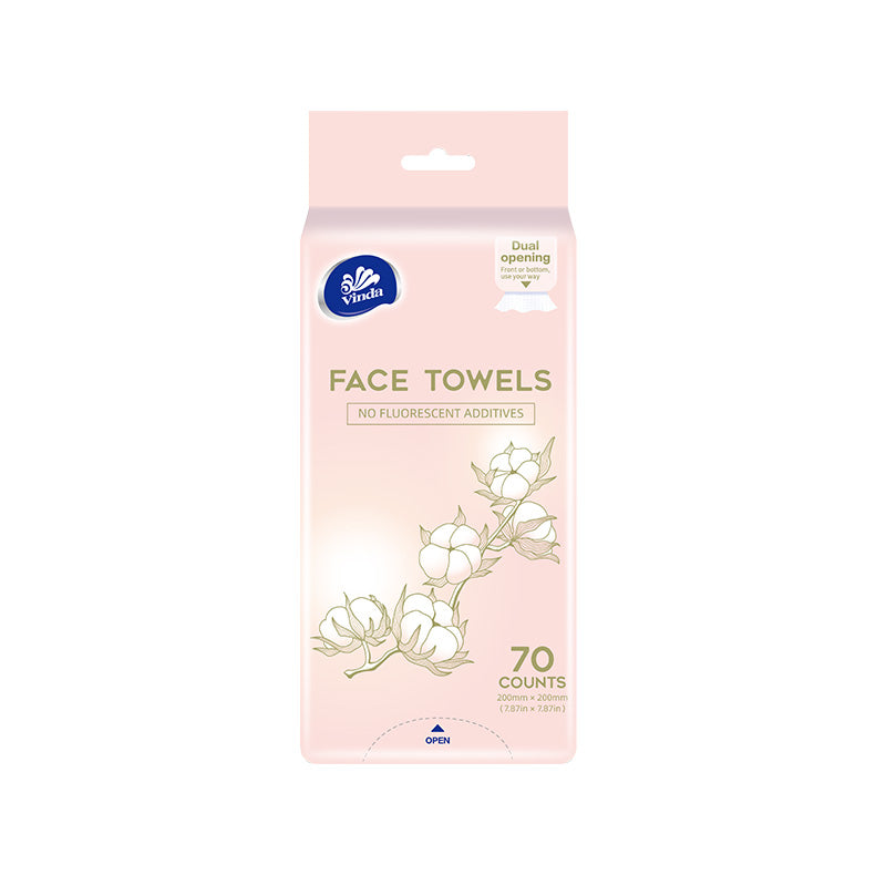 Soft Wet & Dry dual use Face Towels