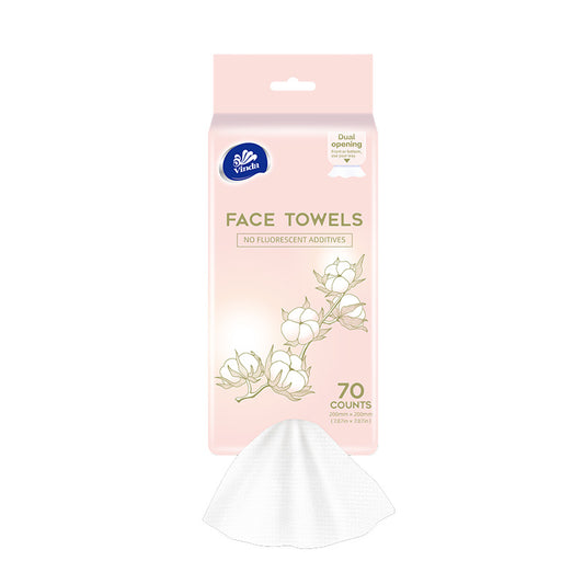 Soft Wet & Dry dual use Face Towels