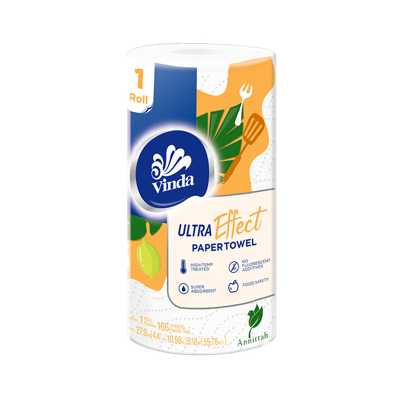 UTRA Effect 166sheets 3ply Paper Towel (Single Roll)